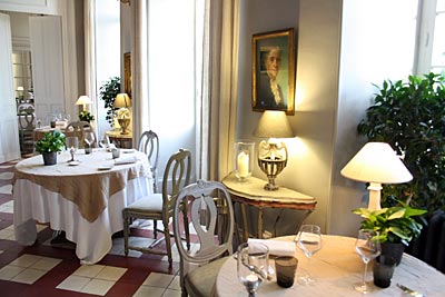 Frankreich - Provence - im Restaurant des Chateau de Mazan