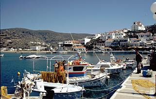 Griechenland Andros Hafen