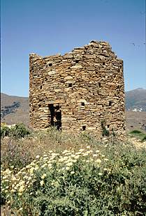 Griechenland Andros Wachturm