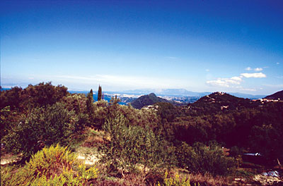 Griechenland Korfu Landschaft
