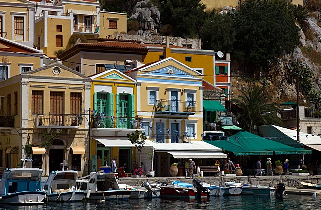 Griechenland - Symi - Hafenpromenade