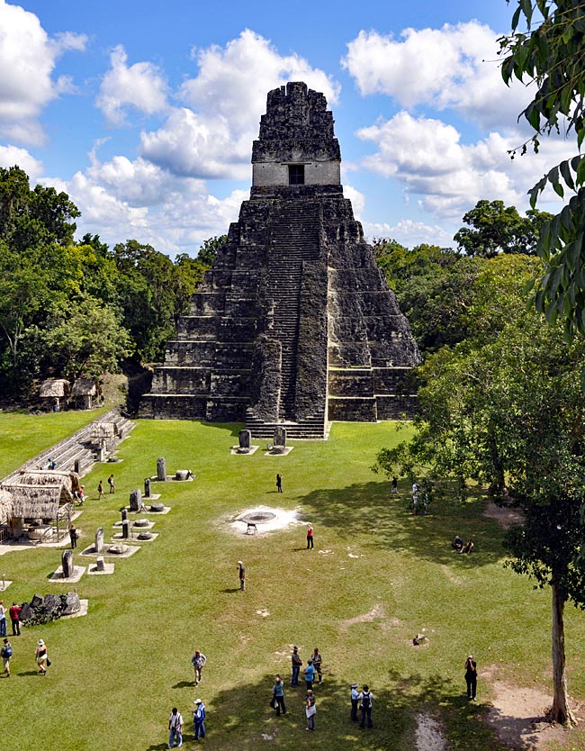 Guatemala - Maya-Tempel in Tikal