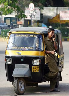 Indien Bangalore Taxi