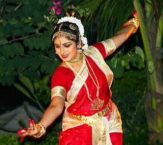 Indien Bangalore Tänzerin