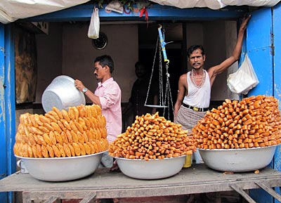 Indien - Orissa - Verkauf von Khaja-Gebäck