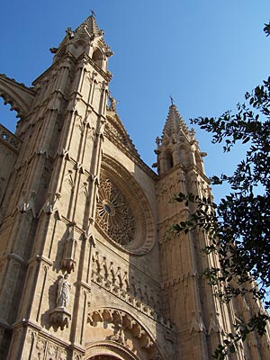 Mittelmeerkreuzfahrt - die Kathedrale von Palma de Mallorca, La Seu