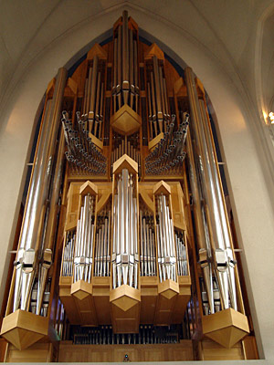 Island - Reykjavik - Orgel der Hallgrimskirkja