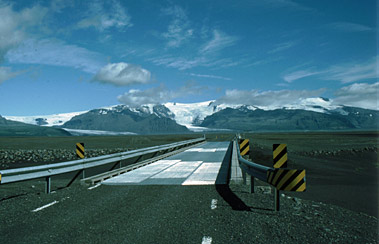Island Vatnajökull Straße