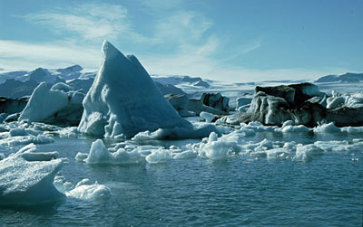 Island Vatnajökull Eisspitzen