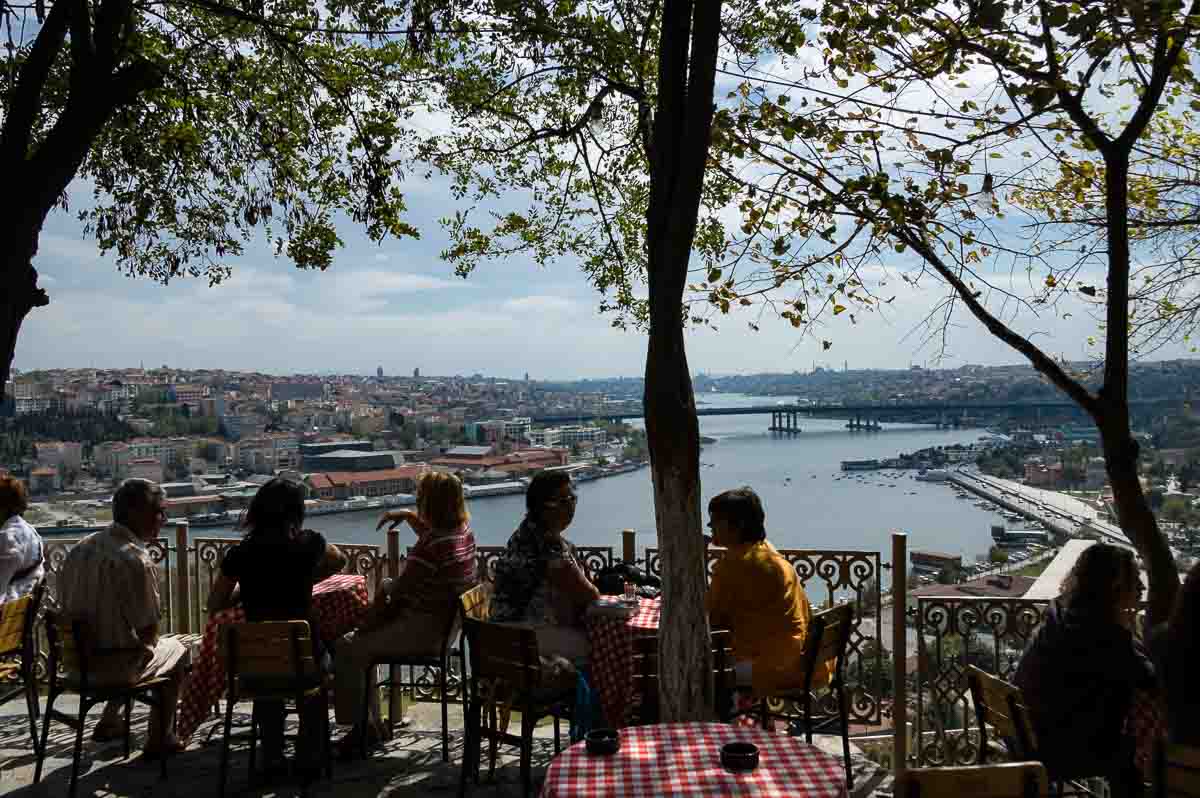 Istanbul: Blick vom Pierre-Loti-Café