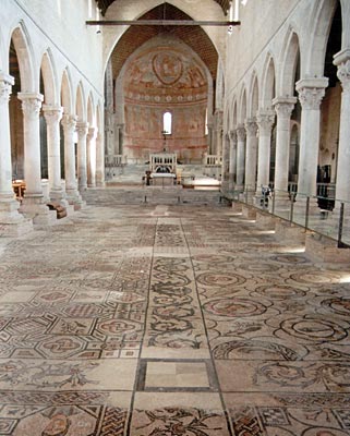 Italien - Grado - Mosaikboden in der Basilika von Aquileia