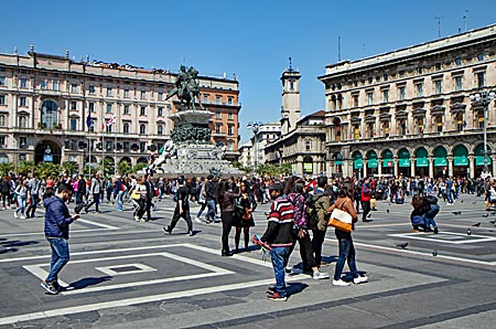 Italien - Mailnad - Piazza del Duomo