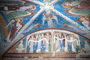 Italien Vinschgau göttliche Fresken
