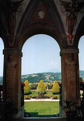 Vicenza - Ausblick auf die Landschaft