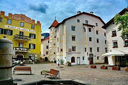 Italien - Vinschgau mit Rad - Platz in Glurns
