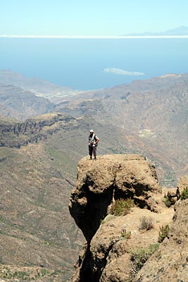 Kanarische Inseln - Gran Canaria - Abwechslungsreiche Insellandschaft: Panoramablick in der Nähe des Roque Nublo