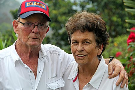 Kolumbien - Micky Weber mit seiner Frau Claudia