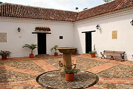 Kolumbien - Hinterhof in Villa de Leyva