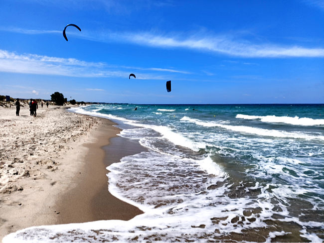 Griechenland - Kos - kiter am Strand