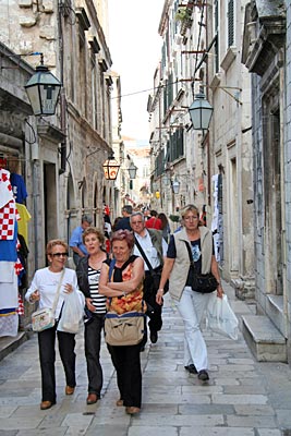 Kroatien - Dubrovnik - Einkaufsgasse