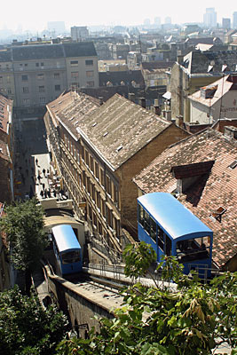 Kroatien Zagreb Zahnradbahn