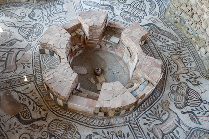 Mosaik in Stobi (Mazedonien)