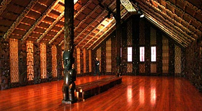 Neuseeland - Waitangi - Versammlungshaus der Maori