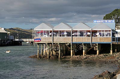 Neuseeland - Northland - Fischrestaurant in Mangonui