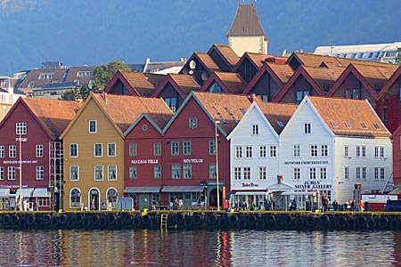 Norwegen - Blick auf Bryggen