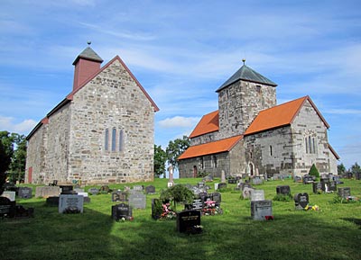 Norwegen - Schwesterkirchen St. Nicholas und St. Maria in Granavollen