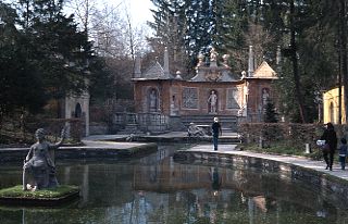 Oesterreich Mozart Wasserpiele Hellbrunn