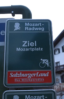 Oesterreich Mozart Schild