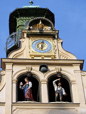 Österreich - Graz - das Glockenspiel am Glockenspielplatz in Graz