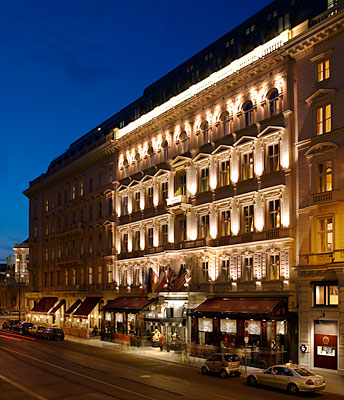 Österreich - Wien - Hotel Sacher bei Nacht