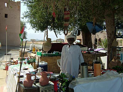 Oman - an der Festung von Jabrin