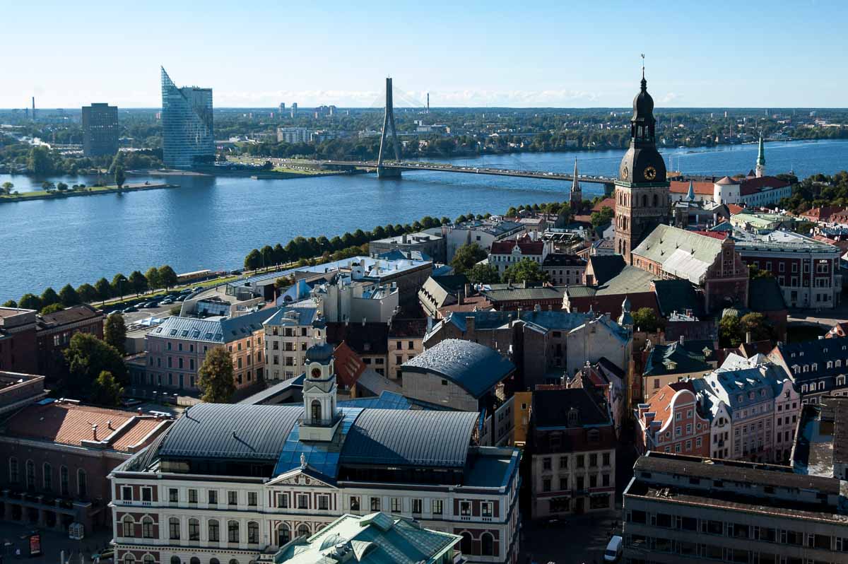 Blick über Riga