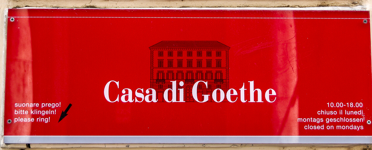 Via del Corso Nr. 18: Casa di Goethe