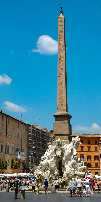 Rom: Berninis Vier-Ströme-Brunnen