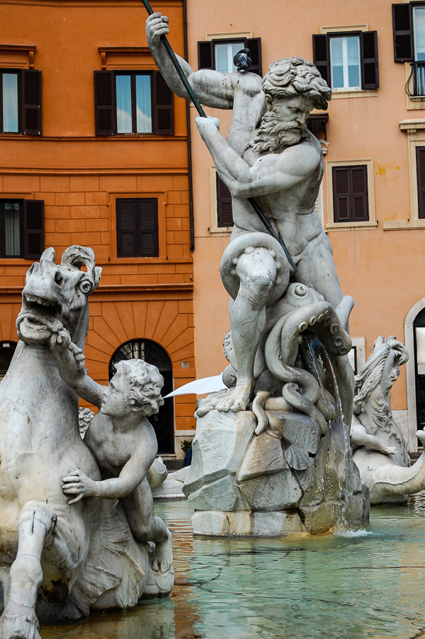 Rom: Neptunbrunnen in Rom