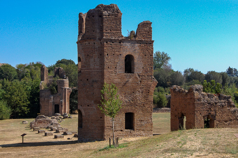 Rom: Ruinen des Circus des Maxentius