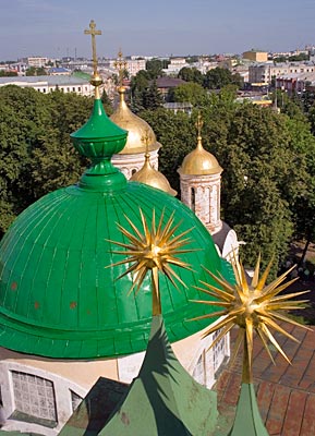 Russland - Dächer des Erlöserklosters in Jaroslavl