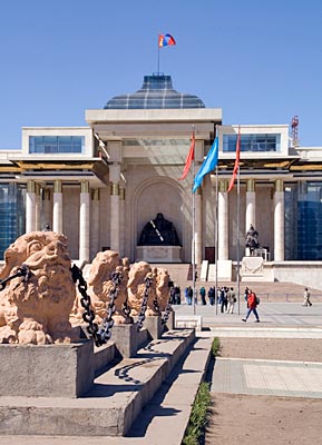 Mongolei - Ulan Bator - Suche-Bator-Platz