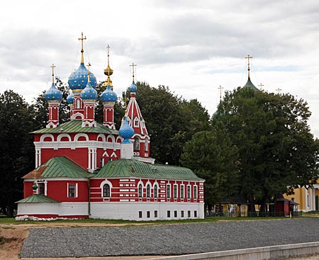 Russland - Wolgakreuzfahrt - Die Dimitri-Blut-Kirche in Uglitsch