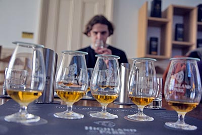 Schottland - Orkney Inseln - Whiskyverkostung in der Highland Park Destillery in Kirkwall