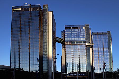 Schweden - Gothia Towers, Göteborgs Kongress- und Konferenzzentrum am Liseberg Park