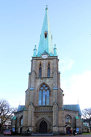 Schweden - Göteborg - Haga-Kirche, erbaut 1856 bis 1859 aus Flensburger Ziegeln