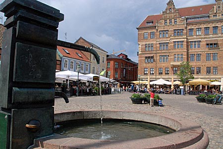Schweden - Malmö - Brunnen am Lille Torg