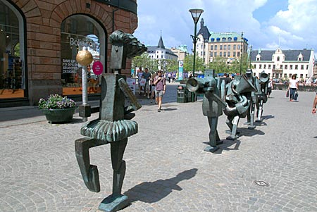 Schweden - Malmö - Kunst und Musik gehören zum Stadtbild