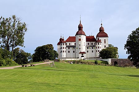 Schweden mit Wohnmobil - Schloss Läckö auf der Insel Kållandsö zählt zu den am besten erhaltenen Barockschlössern Schwedens