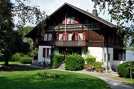 Jugenherberge Albert-Wander-Haus in Leissigen am Thunersee, Berner Oberland, Schweiz